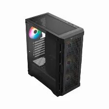 Gabinete Balam Rush Carbono Twin Mate 5000 Midi Tower, Pc, Soporta Atx, Micro Atx, Mini-itx, 7 Ranuras De Expansión, Color Negro, Ventana Lateral Si, Iluminación Si, Fuente De Alimentación No, Vent...