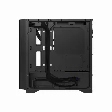 Gabinete Balam Rush Carbono Crystal 4000c Mini Tower, Pc, Soporta Micro Atx, Mini-itx, Color Negro, Ventana Lateral Si, Rgb Si, Fuente De Alimentación No, Ventiladores Traseros 1x 120 Mm, 1 X Usb 3.2, 1 X Usb 2.0