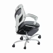 Silla Gamer Balam Rush Br-940559 Asiento Acolchado, Reposa-brazos Si, Material Tela, Espuma, Nylon, Peso Máximo 130 Kg, Color Gris