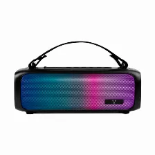 Bocina Bluetooth Vorago Bsp-260, Usb-c, 16 W, Rgb, 80hz- 20k Hz, Auxiliar 3.5 Mm, 5.1, Negro