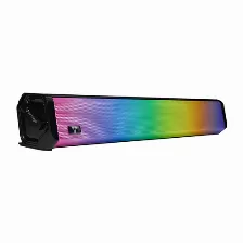 Mini Barra De Sonido Vorago Bluetooth Bsp-320, 5w, Inalambrico, Rgb, Auxiliar 3.5mm, Negro