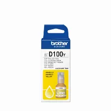 Botella De Tinta Brother Btd100y Original Si, Amarillo, 48.8 Ml, Compatibilidad Mfc-t930dw, Dcp-t830dw, Dcp-t730dw, Dcp-t530dw, Dcp-t430w, Dcp-t230