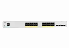 Switch Cisco Catalyst C1000-24p-4g-l Gestionado, L2, Cantidad De Puertos 24, (poe +) 24, Gigabit Ethernet (10/100/1000), 56 Gbit/s, Gris
