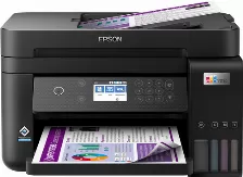 Multifuncional Epson Ecotank L4260, Inyección De Tinta, Impresión A Color, 5760 X 1440 Dpi, A4, Impresión Directa, Negro