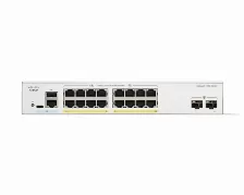 Switch Cisco Catalyst Catalyst 1200 Gestionado, L2, Cantidad De Puertos 16, (poe +) 16, Gigabit Ethernet (10/100/1000), 36 Gbit/s, Gris