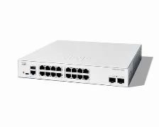 Switch Cisco C1200-16t-2g Gestionado, L2/l3, Cantidad De Puertos 16, Gigabit Ethernet (10/100/1000), Https, Ssh, Ssl/tls, Blanco