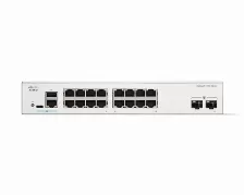 Switch Cisco C1200-16t-2g Gestionado, L2/l3, Cantidad De Puertos 16, Gigabit Ethernet (10/100/1000), Https, Ssh, Ssl/tls, Blanco