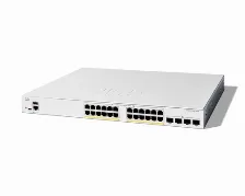 Switch Cisco C1200-24fp-4x Gestionado, L2/l3, Cantidad De Puertos 24, Gigabit Ethernet (10/100/1000), Https, Ssh, Ssl/tls, Blanco