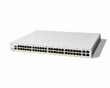 Switch Cisco C1200-48p-4x Gestionado, L2/l3, Cantidad De Puertos 48, Gigabit Ethernet (10/100/1000), Https, Ssh, Ssl/tls, Blanco