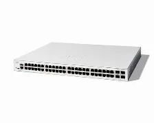 Switch Cisco C1200-48t-4g Gestionado, L2/l3, Cantidad De Puertos 48, Gigabit Ethernet (10/100/1000), Https, Ssh, Ssl/tls, Blanco