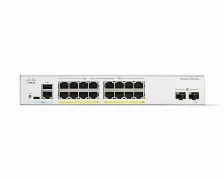 Switch Cisco C1300-16fp-2g Gestionado, L2/l3, Cantidad De Puertos 16, Gigabit Ethernet (10/100/1000), Https, Ssh, Ssl/tls, Blanco