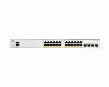 Switch Cisco Catalyst 1300 Gestionado, L2/l3, Cantidad De Puertos 24, Gigabit Ethernet (10/100/1000), 56 Gbit/s, Https, Snmp, Snmpv2, Snmpv3, Ssh, Ssh-2, Gris