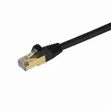 Cable De Red Startech.com Cable De 1.2m De Red Ethernet Rj45 Cat6 Blindado Stp - Cable Sin Enganche Snagless – Negro, 1.2 M, Cat6a, Rj-45, Rj-45, Negro