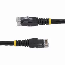 Cable De Red Startech.com Cable De 3m Negro De Red Gigabit Cat6 Ethernet Rj45 Utp Moldeado - Certificado Etl, 3 M, Cat6, U/utp (utp), Rj-45, Rj-45, Negro