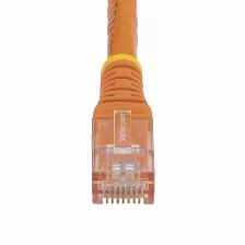 Cable De Red Startech.com Cable De Red 4.5m Categoría Cat6 Utp Rj45 Gigabit Ethernet Etl - Patch Moldeado - Naranja, 4.6 M, Cat6, U/utp (utp), Rj-45, Rj-45, Naranja