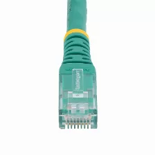 Cable De Red Startech.com Cable De Red 10.6m Categoría Cat6 Utp Rj45 Gigabit Ethernet Etl - Patch Moldeado - Verde, 10.7 M, Cat6, U/utp (utp), Rj-45, Rj-45, Verde