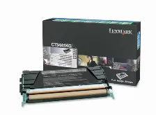Toner Laser Lexmark / Color Negro / Rendimiento Estandar / C734a1kg / Hasta 8,000 Paginas / 5% De Cobertura / P/modelos: C734, C736, X734, X736, X738 Original