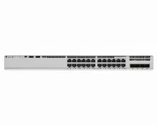 Switch Cisco Catalyst C9200 Gestionado, L3, Cantidad De Puertos 24, Gigabit Ethernet (10/100/1000), 128 Gbit/s, 128-bit Aes, Gris