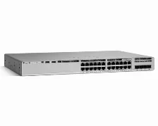 Switch Cisco Catalyst C9200 Gestionado, L3, Cantidad De Puertos 24, Gigabit Ethernet (10/100/1000), 128 Gbit/s, 128-bit Aes, Gris