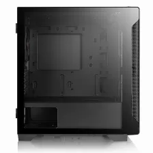 Gabinete Thermaltake S100 Tg, Micro Tower, Ventana Lateral, 1x Vent. 120mm, Negro