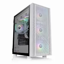 Gabinete Thermaltake H570 Tg Argb Snow, Midi-tower, Ventana Lateral, 3x Vent. Arbg, Blanco