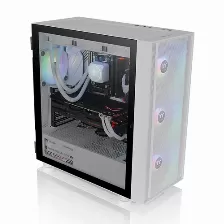 Gabinete Thermaltake H570 Tg Argb Snow, Midi-tower, Ventana Lateral, 3x Vent. Arbg, Blanco