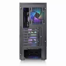 Gabinete Thermaltake S200 Plus Tg Argb, Midi Tower, 4x Ventiladores, Negro