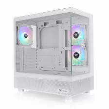 Gabinete Thermaltake View 270 Tg Argb Snow, Mid Tower, Ventana Lateral /frontal, 1x Vent, Blanco Caja Danada