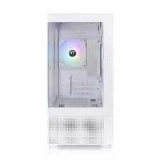 Gabinete Thermaltake View 170 Tg Argb Snow, Micro Tower, Panel De Vidrio, 3x Ventiladores, Blanco