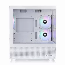 Gabinete Thermaltake View 170 Tg Argb Snow, Micro Tower, Panel De Vidrio, 3x Ventiladores, Blanco