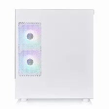 Gabinete Thermaltake View 170 Tg Argb Snow, Micro Tower, Panel De Vidrio, 3x Ventiladores, Blanco