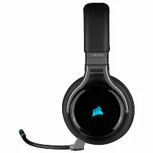 Diadema Gamer Corsair Virtuoso Wireless Rgb Led, Con Microfono, 7.1 Canales, Pc, Ps4, Usb, 3.5mm, 20-40000hz, Negro (ca-9011185-na)