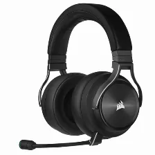 Audífonos Corsair Virtuoso Rgb Wireless Xt Diadema Para Juego, Micrófono Boom, Conectividad Inalámbrico Y Alámbrico, Conector De 3.5 Mm Si, Color Negro