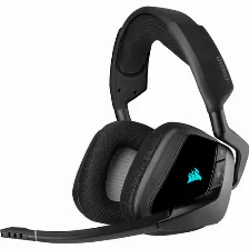 Diadema Corsair Void Rgb Elite Wireless Dolby 7.1 Con Mic Gaming, 20hz - 20khz, 32 Ohms, 107db, 50mm, Usb, 100hz - 10khz, -38db, Color Negro