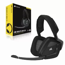 Diadema Corsair Void Rgb Elite Wireless Dolby 7.1 Con Mic Gaming, 20hz - 20khz, 32 Ohms, 107db, 50mm, Usb, 100hz - 10khz, -38db, Color Negro