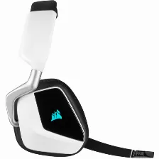 Diadema Gaming Inalambrica Corsair Void Rgb Elite Wireless, Microfono, 116db, 50mm, 7.1 Surround, Rf 2.4ghz, 12m, 16h, Blanco, Ca-9011202-na