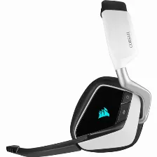 Diadema Gaming Inalambrica Corsair Void Rgb Elite Wireless, Microfono, 116db, 50mm, 7.1 Surround, Rf 2.4ghz, 12m, 16h, Blanco, Ca-9011202-na