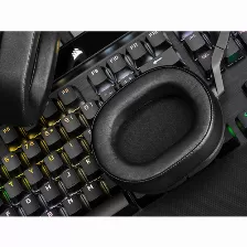 Audífonos Corsair Hs55 Stereo Diadema Para Juego, Micrófono Integrado, Conectividad Alámbrico, Conector De 3.5 Mm Si, Color Carbono