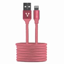 Cable Lightning Vorago Cab-119, Rosa, 1 M, Cable Lightning