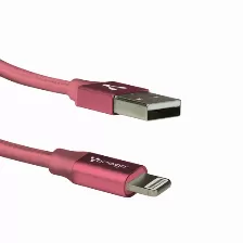 Cable Lightning Vorago Cab-119, Rosa, 1 M, Cable Lightning