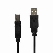 Cable Usb 2.0 A-b Vorago Para Impresora 1.8m, Negro