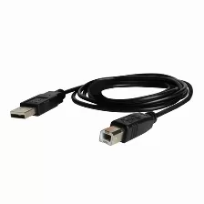 Cable Para Impresora Vorago Cab-ab018, Usb 2.0, 1.8 M, Negro