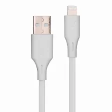 Cable Vorago Apple, Usb-c-lightning, Cab-l01w, 1 M, Blanco