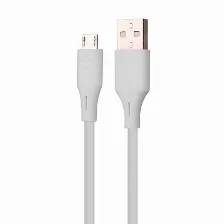 Cable Usb Vorago Cab-m01w Color Blanco