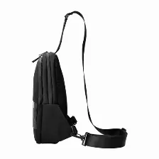 Mochila Pechera Cruzada Vorago Cb-300, Poliester, Color Negro, A Prueba De Agua