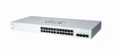 Switch Cisco Small Business Cbs220-24t-4g Gestionado, L2, Cantidad De Puertos 24, Gigabit Ethernet (10/100/1000), 56 Gbit/s, Snmp, Snmpv2, Snmpv3