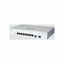 Switch Cisco Cbs220-8t-e-2g Gestionado, L2, Cantidad De Puertos 8, Gigabit Ethernet (10/100/1000), 20 Gbit/s, Snmp, Snmpv2, Snmpv3, 1u, Blanco