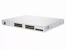 Switch Cisco Cbs250-24p-4g-na Gestionado, L2/l3, Cantidad De Puertos 24, (poe +) 24, Gigabit Ethernet (10/100/1000), 56 Gbit/s, Https, Ssh, Ssl/tls, Plata