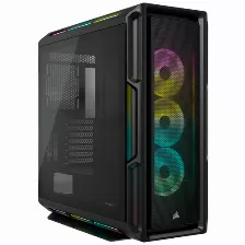 Gabinete Corsair Cc-9011230-ww Midi Tower, Pc, Soporta Atx, 9 Ranuras De Expansión, Color Negro, Ventana Lateral Si, Iluminación Si, Fuente De Alimentación No, Ventiladores Frontales 3x 120 Mm, 4 X...