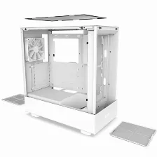 Gabinete Nzxt H5 Flow Con Ventana, 1x Ventilador 120mm, S/fuente, Blanco